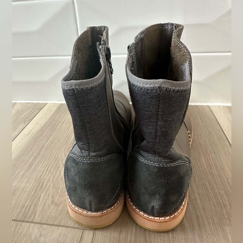 Ahnu Octavia Waterproof Ankle Boots Size 10 Gray/Brown 41EU - Picture 6 of 12
